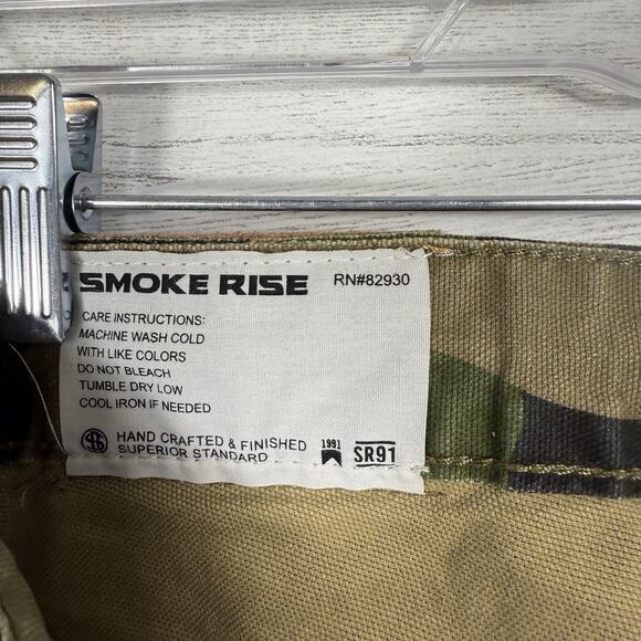 Smoke Rise Denim Co. Mens size 34 Camo paint splatter distressed shorts 82930 - Picture 6 of 8